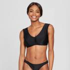 Women's Convertible Off The Shoulder Bralette Bikini Top - Xhilaration Black D/dd Cup