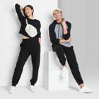 High-rise Fleece Sweatpants - Wild Fable Black