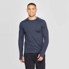 Men's Long Sleeve Nylon Tee - C9 Champion Jetson Blue / Silver Lining L, Men's,
