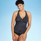 Women's Halter Tankini Top - Kona Sol Black S, Women's,