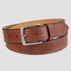 Men's 35mm Marled Double Stitch Belt - Goodfellow & Co Tan