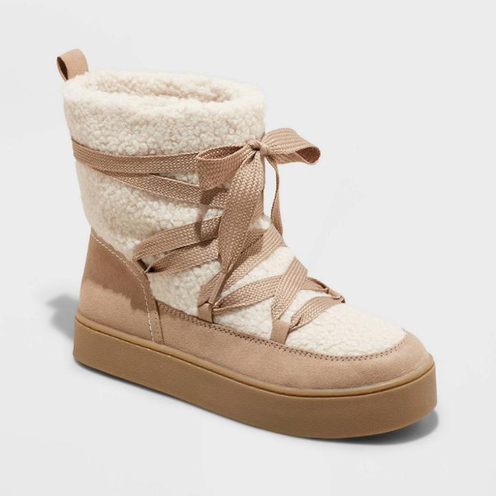 Women's Birgitte Winter Boots - Universal Thread Taupe