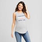 Maternity Campfires Sparklers & Mom Life Tank - Grayson Threads - Heather Gray M, Infant Girl's