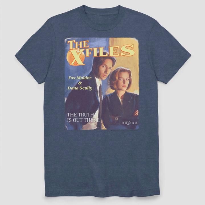 Men's Fox X Files Pulp Short Sleeve Graphic T-shirt - Navy