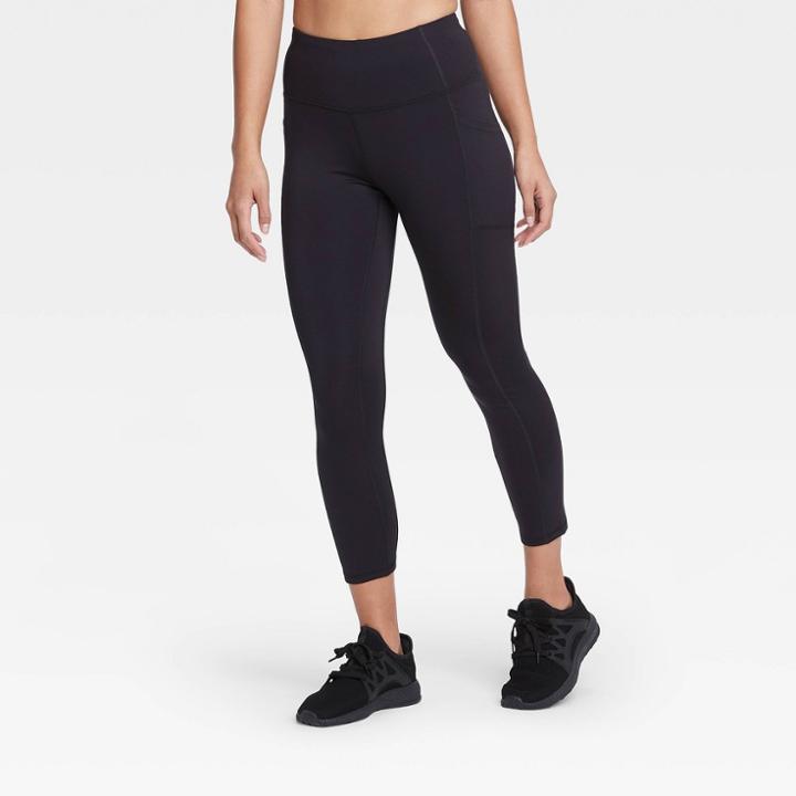Women's Sculpted High-rise 7/8 Leggings 24 - All In Motion Black S, Women's,
