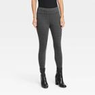 Women's High-waisted Ankle Stirrup Leggings - A New Day Gray