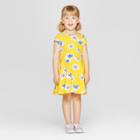 Toddler Girls' Floral Dress - Cat & Jack Yellow
