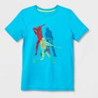 Boys' Short Sleeve Baseball Graphic T-shirt - All In Motion Turquoise Blue