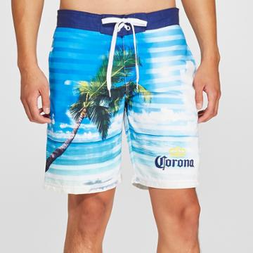 Men's Corona Board Shorts - Blue