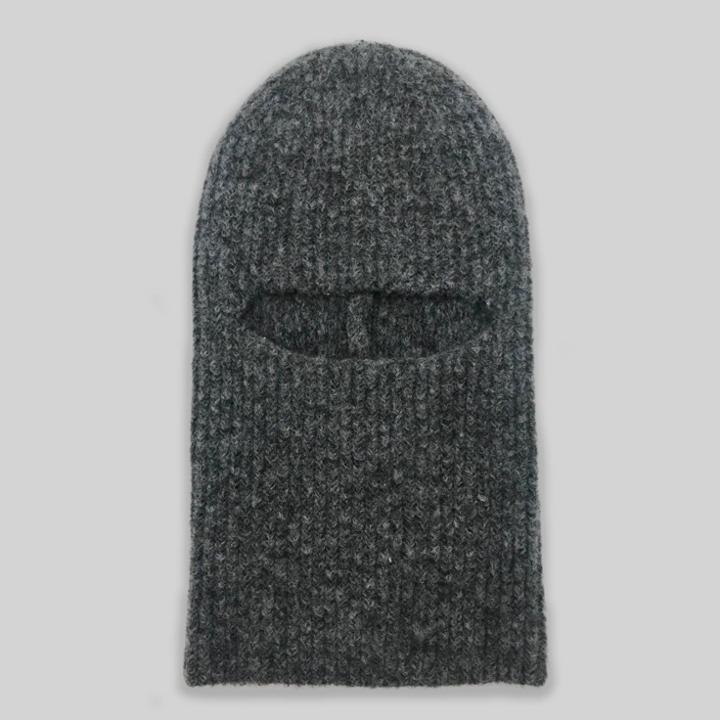 Women's Knit Balaclava Hat - Wild Fable Gray