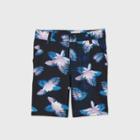Boys' Floral Print Hybrid Swim Shorts - Art Class Navy