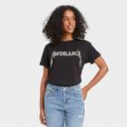 Merch Traffic Women's Metallica Short Sleeve Graphic T-shirt - Black
