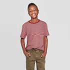 Petiteboys' Short Sleeve T-shirt - Cat & Jack Maroon S, Boy's, Size: