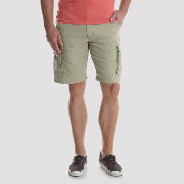 Wrangler Men's Big & Tall 10 Twill Cargo Shorts - Camel