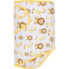 Miracle Blanket Swaddle Wrap - Giraffe & Lion Dark Yellow