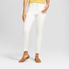 Women's High-rise Skinny Jeans - Universal Thread White