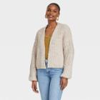 Women's Cardigan - Universal Thread Cream Bubble Xs, Ivory Bubble