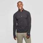 Men's Warm Running Quarter Zip - C9 Champion Black