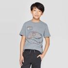 Petiteboys' Short Sleeve Graphic T-shirt - Cat & Jack Heather Gray L, Boy's, Size: