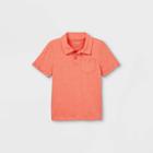 Toddler Boys' Active Short Sleeve Polo Shirt - Cat & Jack Orange