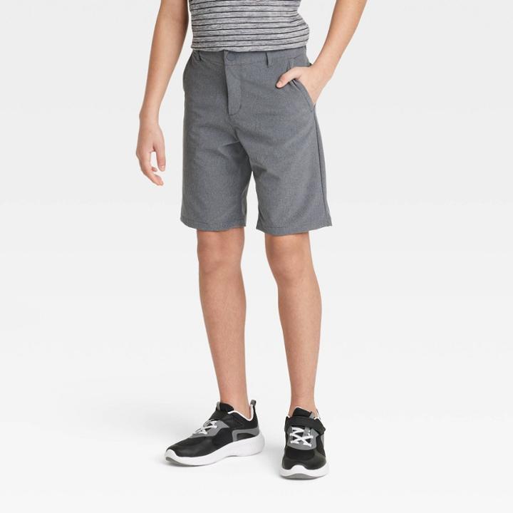 Boys' Golf Shorts - All In Motion Heathered Gray
