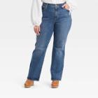 Women's Plus Size High-rise Vintage Bootcut Jeans - Universal Thread Medium Wash 14w,