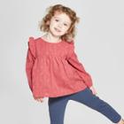 Toddler Girls' Blouse - Genuine Kids From Oshkosh Rose Essence