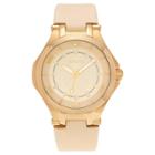 Women's Invicta 21760 Wildflower Quartz 3 Hand Gold Dial Strap Watch - Beige
