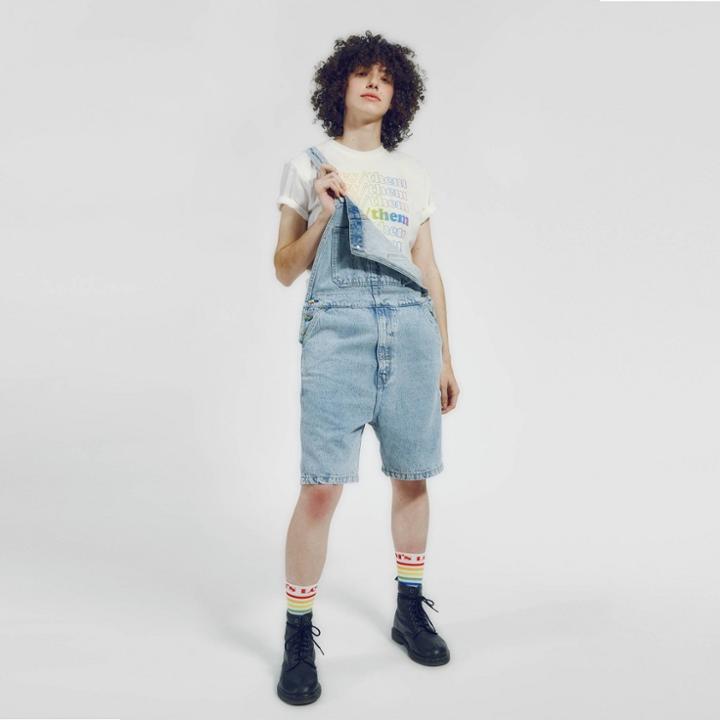Levi's Pride Liberation Short-all Jumpsuit - Thanks Marsha Shortall Pride