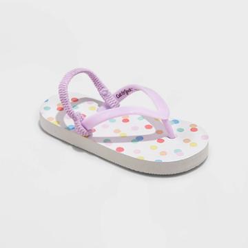 Toddler Adrian Slip-on Flip Flop Sandals - Cat & Jack White
