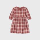 Oshkosh B'gosh Toddler Girls' Long Sleeve Plaid Dress - Burgundy