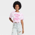 Modern Lux Women's Legally Blonde Bend And Snap Short Sleeve Graphic T-shirt - Pink Tie-dye