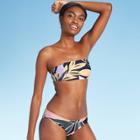 Women's Bandeau Bikini Top - Kona Sol Floral S, Women's, Size: Small,