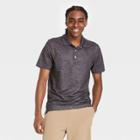 Men's Short Sleeve Performance Polo Shirt - Goodfellow & Co Gray
