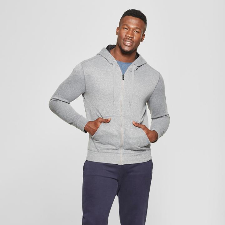 Men's Tech Fleece Full Zip - C9 Champion Smooth Limestone Grey Heather