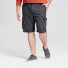 Men's 11 Big & Tall Ripstop Cargo Shorts - Goodfellow & Co Railroad Gray