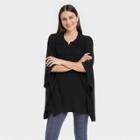 Women's Collar Pullover - A New Day Black