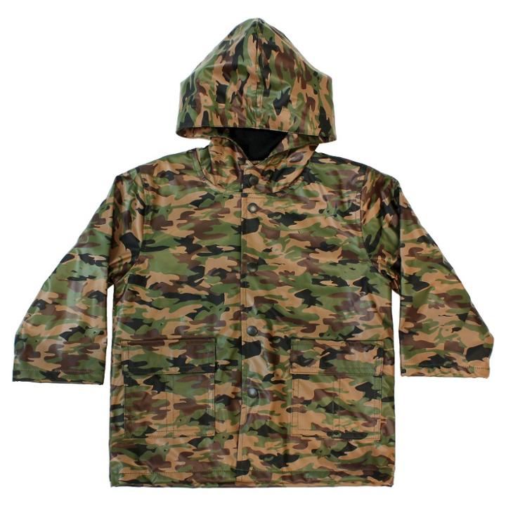 Western Chief Toddler Boys' Camo Rain Coats - Green