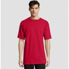 Petitehanes Men's Big & Tall Short Sleeve Beefy T-shirt - Deep Red