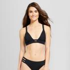 Sunn Lab Swim Sunn Lab Women's Banded Triangle Bikini Top - Black