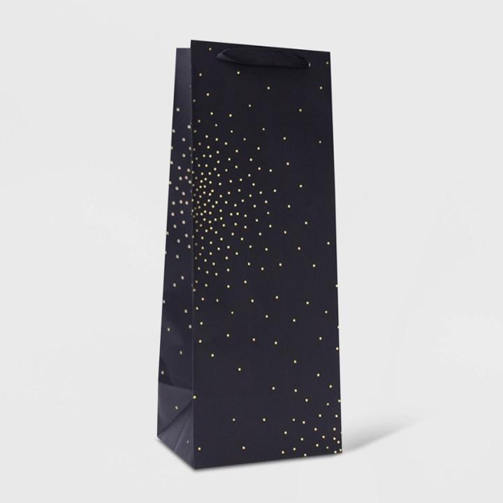 Spritz Wine Bag With Foil Spray Black/gold -