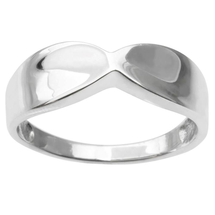 Women's Journee Collection Elegant Ring In Sterling Silver -