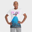 Fox Pride Gender Inclusive Adult 'pose' Short Sleeve Graphic T-shirt - White