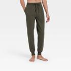 Hanes Premium Men's French Terry Jogger Pajama Pants - Green