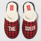 Women's Family Sleep Queen Slippers - Wondershop Red