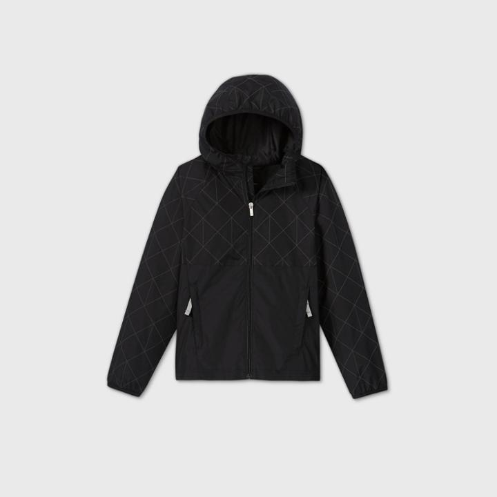 Boys' Windbreaker Jacket - All In Motion Black