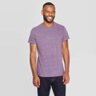 Men's Standard Fit Novelty Crew T-shirt - Goodfellow & Co Blue Violet
