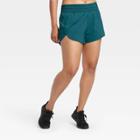 Women's Mid-rise Run Shorts 3 - All In Motion Teal