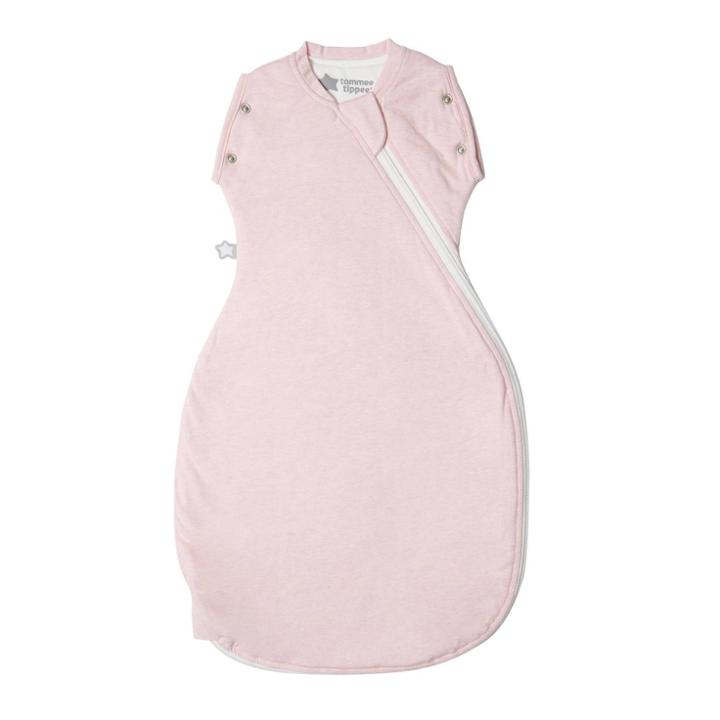 Tommee Tippee Sleepee Snuggee Baby Swaddle Wrap 1.0 Tog - Pink Marl