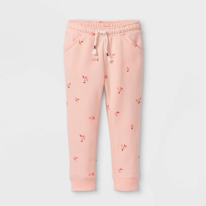 Toddler Kids' Fleece Jogger Pants - Cat & Jack
